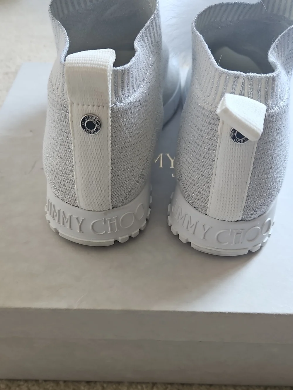 🛑 JIMMY CHOO Norway Pom Pom Sneakers
